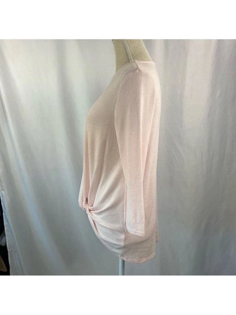 Gibsonlook Womens Soft Pastel Pink Top Long Sleeve XS Never Worn